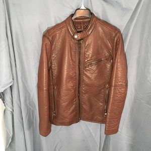 Marc New York Faux Leather Lined Jacket